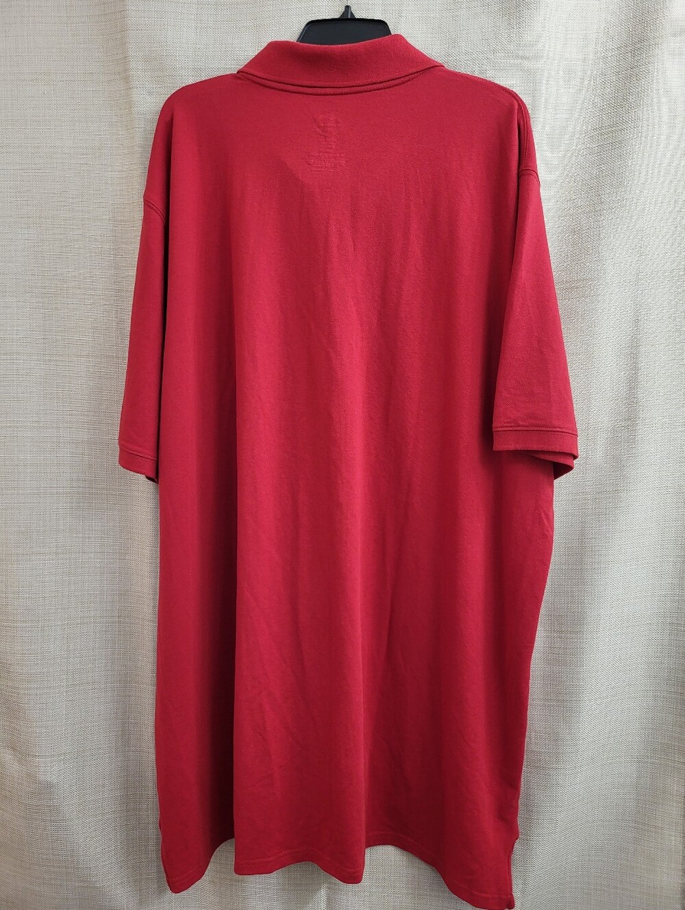 St. John's Bay Men's Short Sleeve Red Premium Polo Comfort Flex Size 3 XLT - Picture 2 of 8